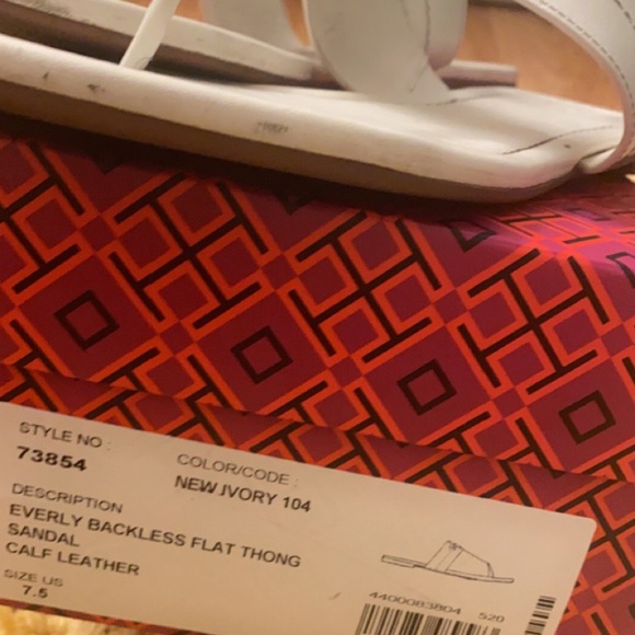 Tory Burch everly backless thong sandal - Picture 3 of 4